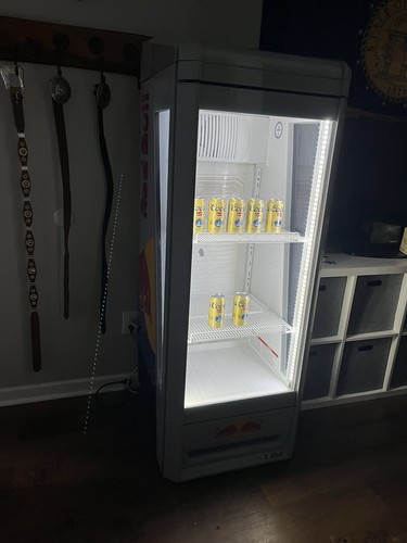 Red bull fridge - bull,