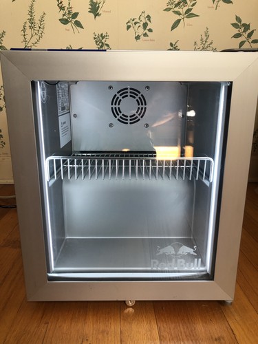 Red bull mini fridge - red,